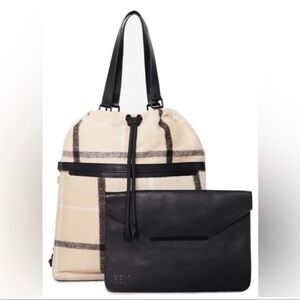 SOLD Beis - NWOT Messenger Tote in Plaid - rare & discontinued!